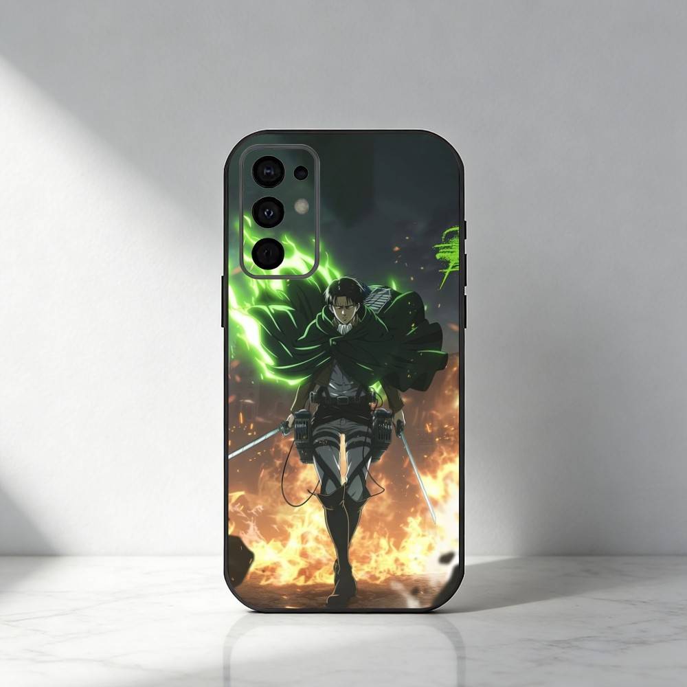 Super Exciting A-Attack-On-Titan  Phone Case For Samsung S25,S24,S21,S22,S23,S30,Ultra,S20,Plus,Fe,Note,5G Black Cover