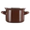 Enameled Pot for Traditional Cooking On Gas Induction 14 Cm 0.95L