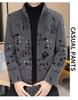 Men's High-End Thickened Woolen Jacket - Autumn/Winter 2025 Collection