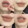Life Is Bare and Brown! Maillard Lip Glaze, Lip Mud, Waterproof, Non-Stick, Non-Fading, Matte, Light European and American Style Lipstick for Students