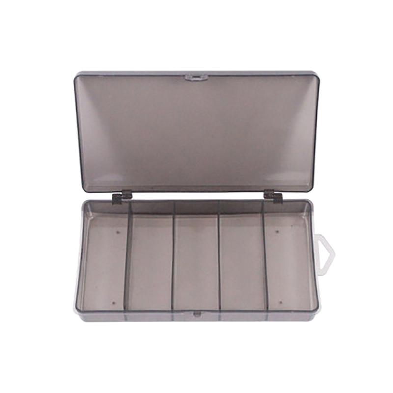 5 Compartments Fishing Tackle Box Storage Case Fly Fishing Lure Spoon Hook Bait Case Boxes Fishing Accessories Tools