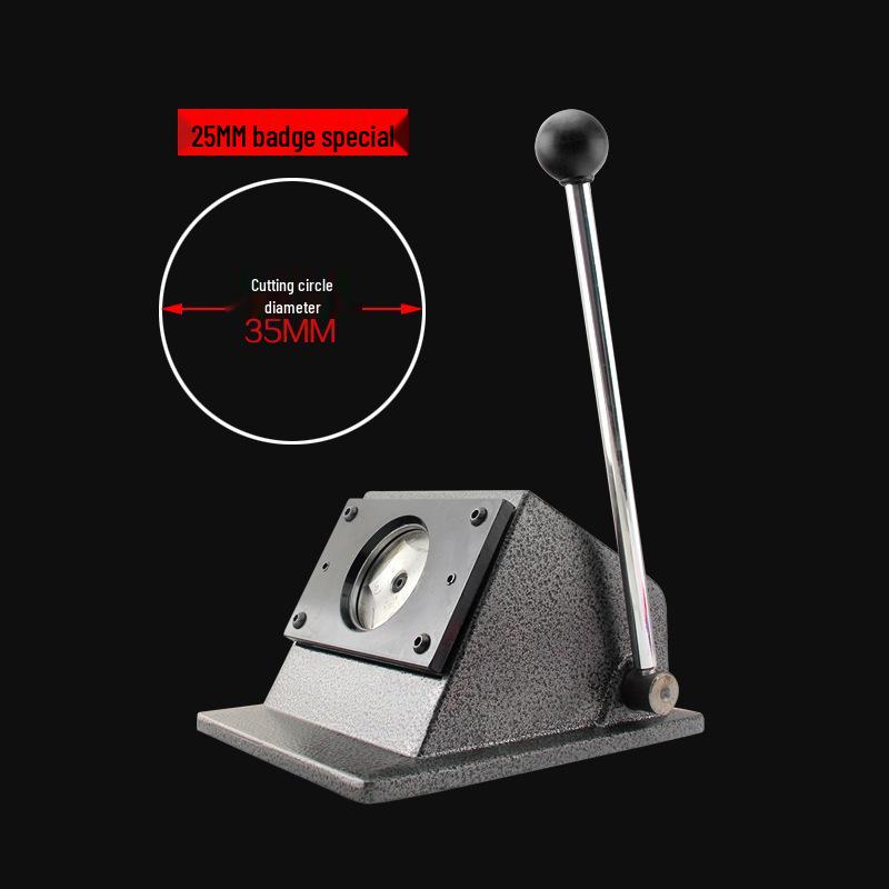 DIY Round Badge and Brooch Cutting Machine – Manual Paper Cutter for Efficient, Fast Use