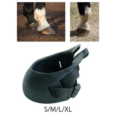 Botas para cascos de cavalo Protetor de cascos equinos Equipamento equestre Proteção durável para cavalos ao ar livre para treinamento Peças de equitação