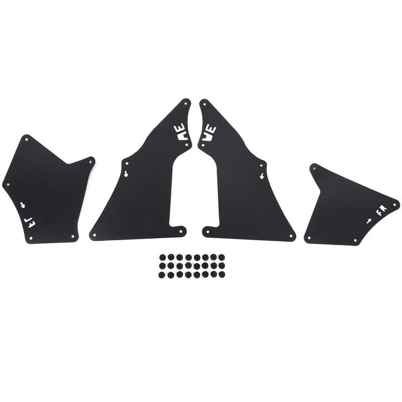 Car Front Wheel Fender PE Front Fender Lining Splash Fender Suitable for Toyota Prado 2700/4000/Land Cruiser Prado 2003-