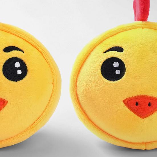 Dog Chew Toy Bite Resistant Relieve Boredom Emotion Comfort Built-in Sounder Animal Plush Toy