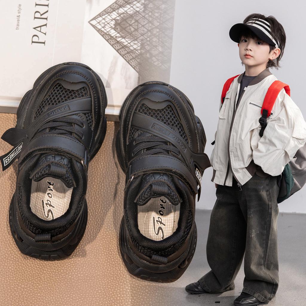 Boys Shoes Sneakers 2025 New Summer Children's Shoes Mesh Breathable Mesh Shoes Girls Dad Shoes Boys Summer