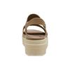 Crocs Brooklyn Thick Sole Wedge Sport Sandals Women Sandals Brown White 206453-2YI