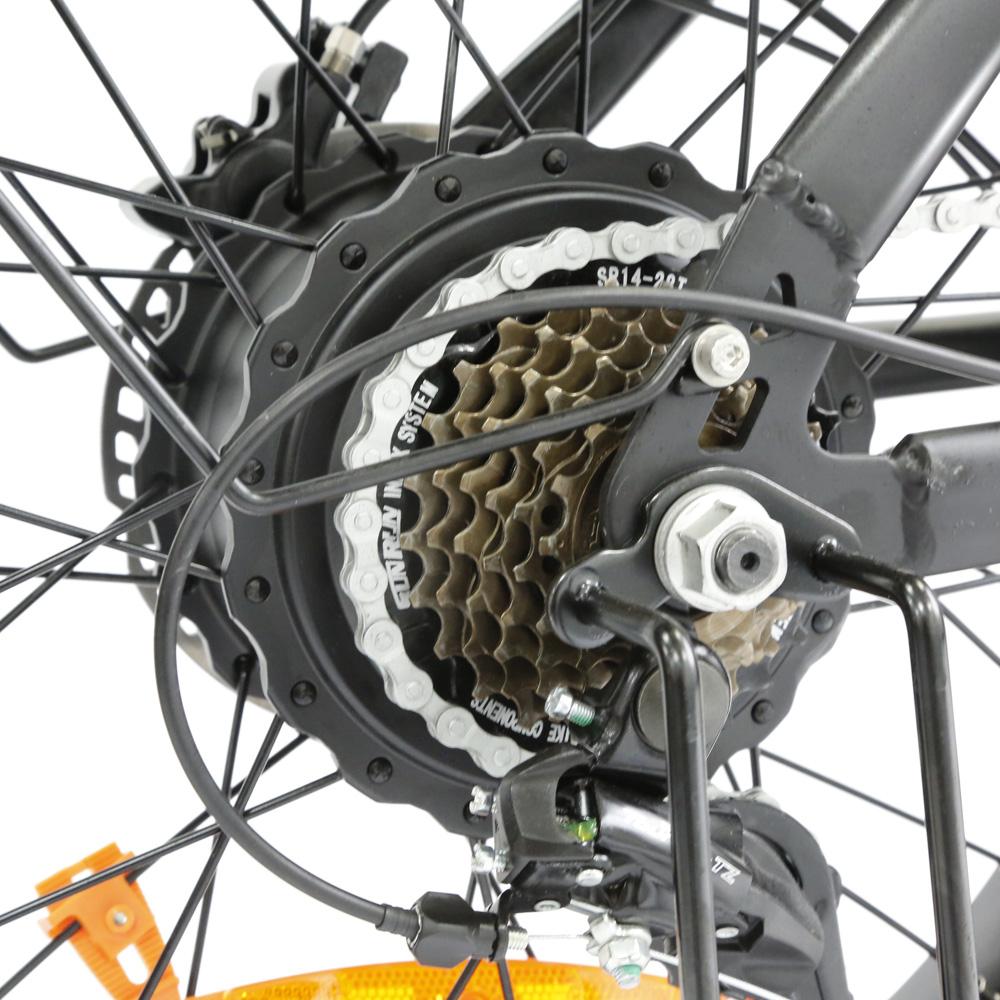 Elektrofahrräder Lamiter 20" 750W 48V 20.8AH Erwachsenen E-Bike Höchstgeschwindigkeit 45Km/h Maximale Reichweite 120Km Zuladung 300Kg K750