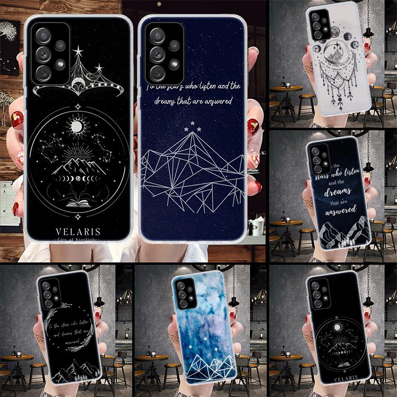 A Court of Mist Fury Sarah J Maas Soft Phone Case For Samsung Galaxy S22 S23 S24 S25 Edge S26 Ultra S20 FE S21 Plus + Fundas Coq