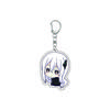 55MM Anime Re:ZERO - Iniziare la Vita in un Altro Mondo Portachiavi Natsuki Subaru Emilia Portachiavi Piastra Modello Acrilica Regali di Natale