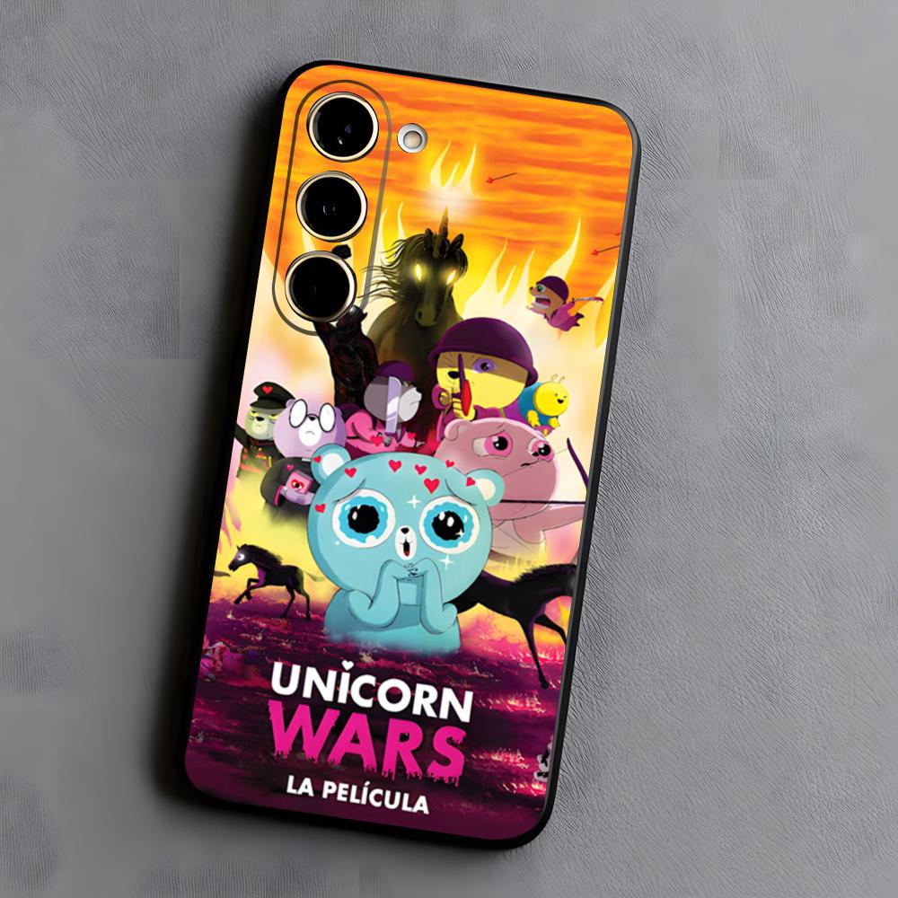 

U-unicorn Wars Phone Case For Samsung S26 S25 S24 FE S23 S22 S21 Plus S20 Ultra Note20Ultra Black Soft Shell Galaxy S26