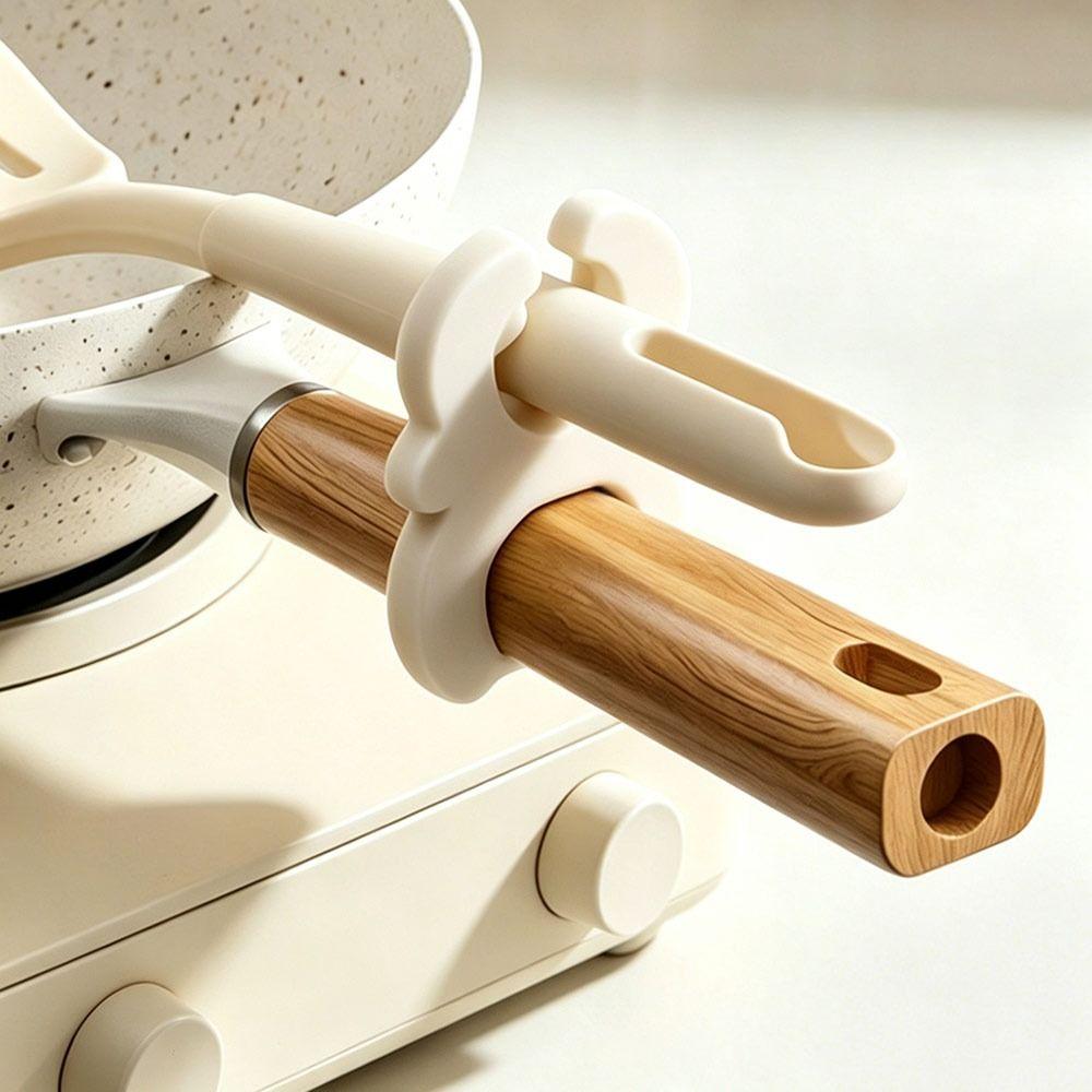 Anti Scalding Pot Handle Holder Universal Spoon Rest Cookware Handle Stand  for Kitchen Stove Top