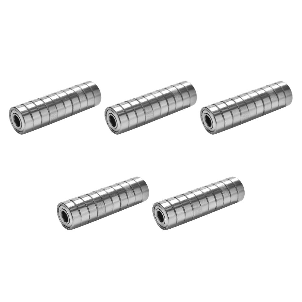 10-100PCS 608ZZ Ball Bearings 608ZZ Metal Double Shielded Miniature Deep Groove Skateboard Ball Bearings 8mm X 22mm X 7mm