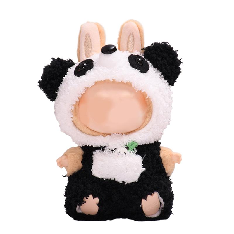 17cm Mini Plush Doll'S Clothes Outfit Accessories For Labubu Clothes Time To Chill Doll Clothes