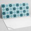 Vinyl Panel With A Motif For An Easy Wall Transformation 120x60 Cm Floral Checkered Pattern