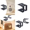 Desktop Speaker Stand Rack Holder Metal Iron C Shaped