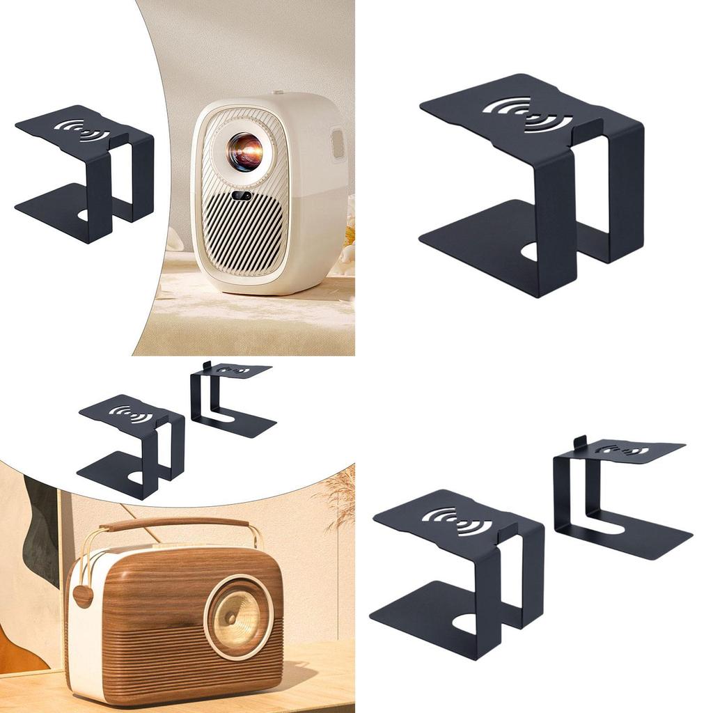 Desktop Speaker Stand Rack Holder Metal Iron C Shaped