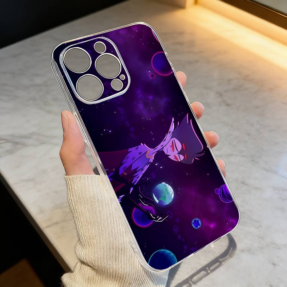 

Stolas G-Goetia H-helluva boss Phone Case Transparent Silicone Soft For iPhone 17 16 15 14 13 12 11 Mini Pro Max Plus iPhone16promax