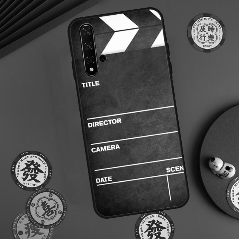 Clapper Board For Huawei Nova Y73 Y72 Y61 Y91 Y90 Y70 Y60 12s 12i 11i 8i 9 10 SE P60 Pro P30 P40 Lite Case