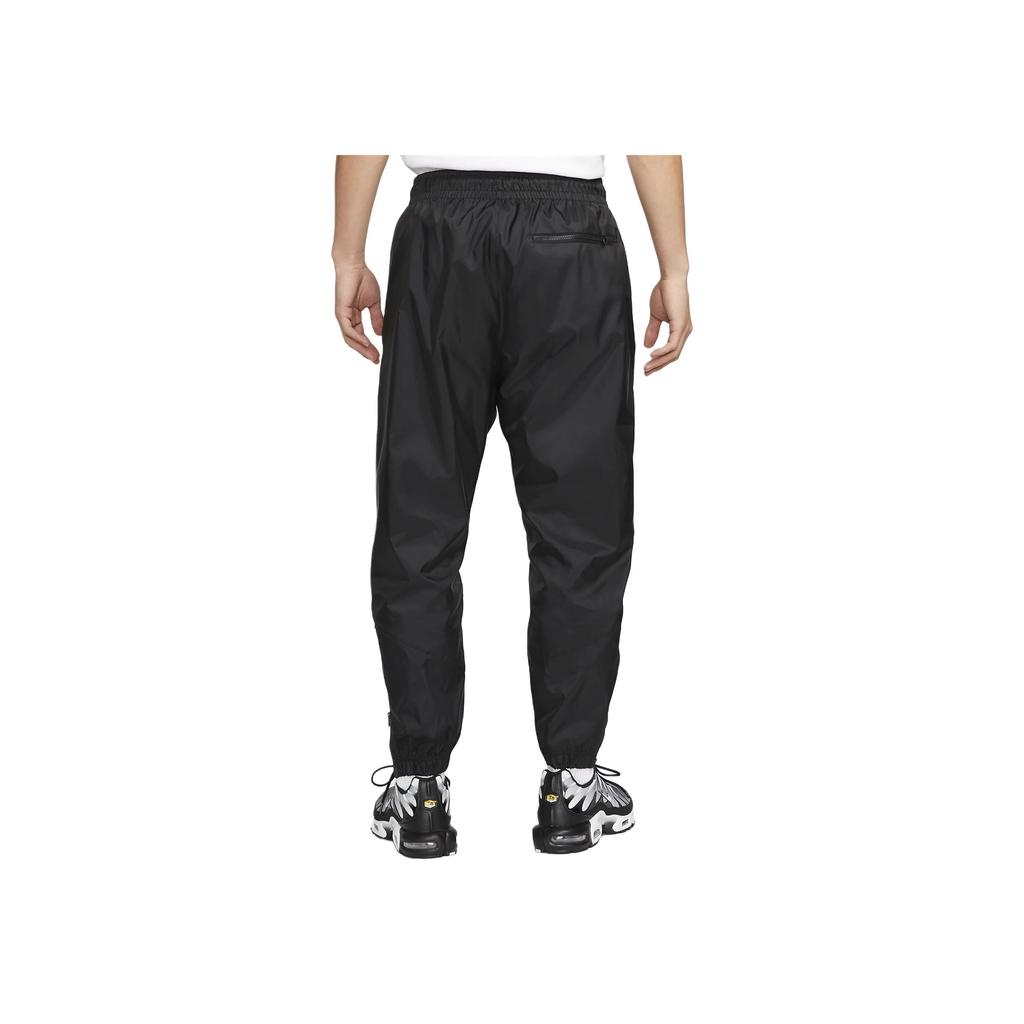 Nike Windrunner Logo Embroidered Tapered Knit Joggers Men Bottoms Black DX0654-011