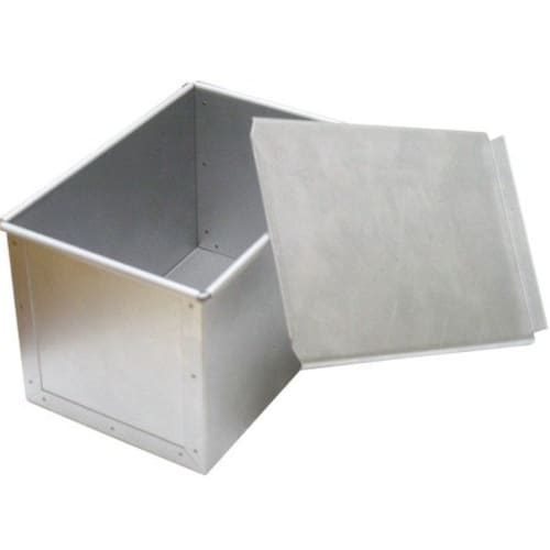 Asai Shoten Altite Bread Pan, Flat, 1.5 Loaf Capacity, with Lid