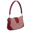 Coach Soho 26 Logo-Print Magnetverschluss Leder Schulter-Tragetasche Mittel Damen Handtaschen Rot CY932-LHXJA