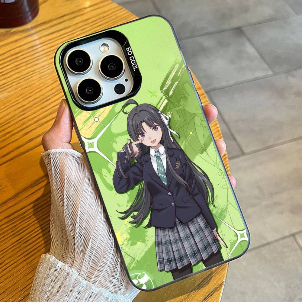 Anime G-GIRLS BAND C-CRY Phone Case For iPhone 16 17 15 14 12 13 Pro Max Black Candy Matte Shockproof Cover