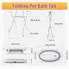 Cat Bath Tub Folding Dog Washing Tub 2 In 1 Shower Bathtub Portable Bathing Station Indoor Outdoor Pet Supplies For Grooming