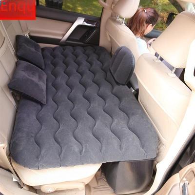 Colchão Inflável para Banco Traseiro de Carro - Cama de Almofada de Ar para Viagem