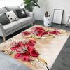 3D Printed Carpet Flower Pattern Living Room Decoration Carpet Sofa Tea Table Mat Bedroom Bedside