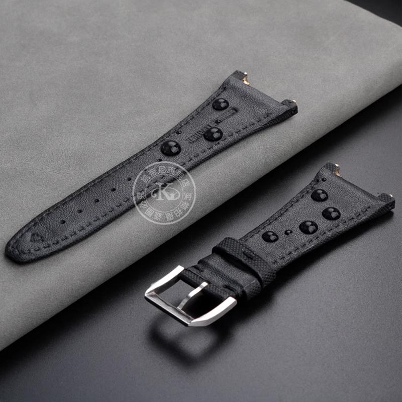 Curea de ceas de 28 mm pentru ceas IWC Engineer Curea cu crestătură Seria IW500501 IW378507 IW322703 Curea de ceas din piele naturală Nylon Brățară