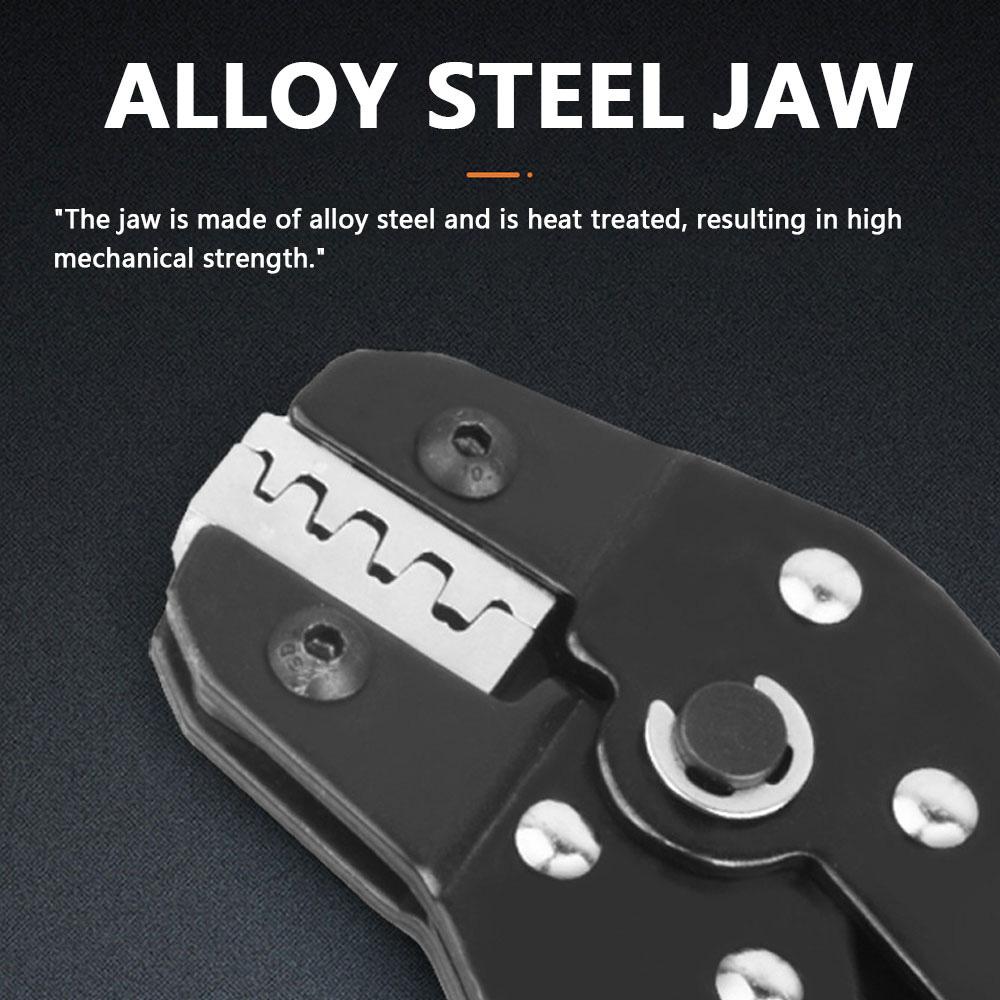 JST Crimp Tools SN-58B Pliers Interchangeable Jaw For XH2.54/DuPont2.54/2.8/4.8/6.3/ Non-Insulated/Ferrule Terminals Ratcheting