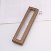 Creative Transparent Pen Box With Window Cover For Office Supplies And Gift Use