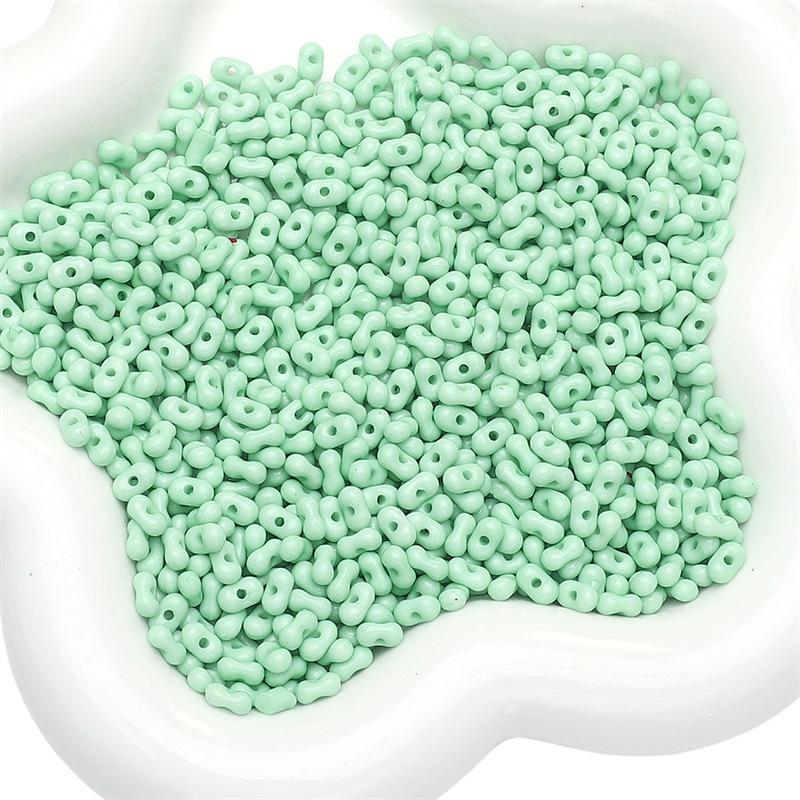 Handmade Bracelet Beads Acrylic Solid Color Peanut Beads Beads Necklace Semi-finished Strings Handmade Diy Jewelry Accessories Accessories Materials