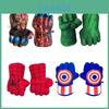 Super-herói Hulk e Homem-Aranha Brinquedo de Pelúcia Luvas de Boxe para Crianças