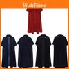 Vampiric Velvet Cape For Halloween Cosplay With Fantasy Style For Adults And Kids