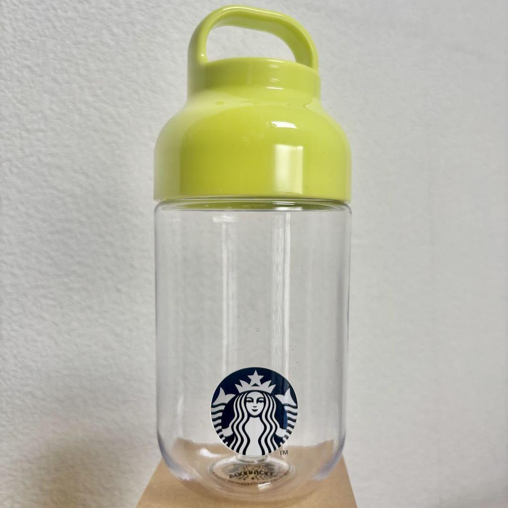 [USED] Korea Limited Edition Starbucks Water Bottle & Bearista Keychain 430ml