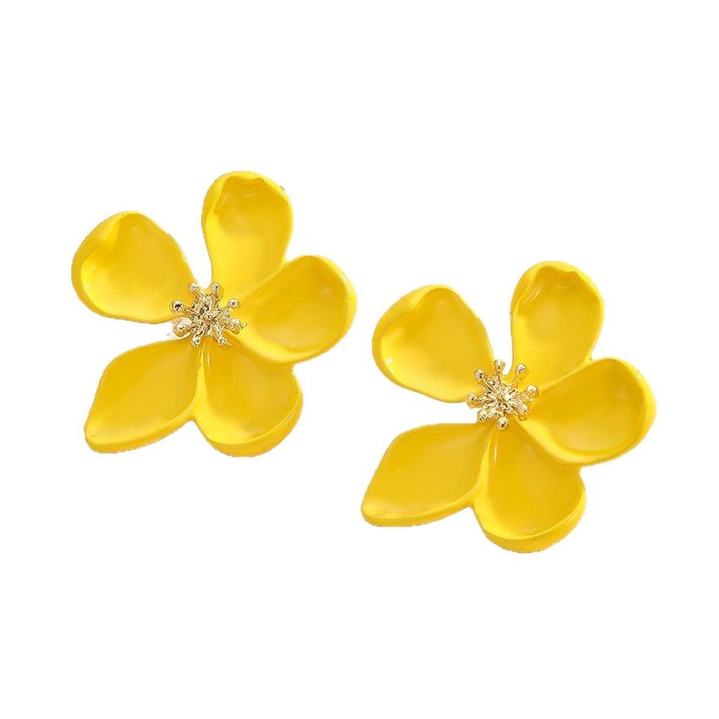Colorful Floral Women's Drop Earrings - Versatile Daily Style