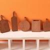 20/40Pcs Mini Chopping Board Round Square Doll House Simulation Bread Dessert Plate Kitchen Decor Diy Tableware Supplies