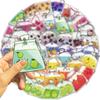 50 Fruit-Themed Waterproof PET Stickers: Creative DIY Decoration for Journals, Phone Cases, Laptops