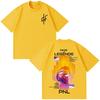 Französischer Rapper PNL Le Monde Chico Album Grafik T-Shirt Unisex Hip Hop Locker Hohe Qualität Lässig Damen und Unisex T-Shirt