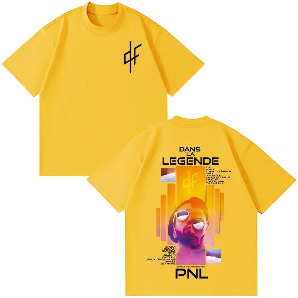 Französischer Rapper PNL Le Monde Chico Album Grafik T-Shirt Unisex Hip Hop Locker Hohe Qualität Lässig Damen und Unisex T-Shirt