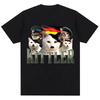 Funny Cat Expression Pack T-shirt Casual Loose Fashion Round Neck T-shirt Breathable T-shirt Street Sportswear Unisex