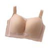 Traceless Thin Breathable Breast Collection Upper Support Anti-sagging Full Cup Adjustment Bra