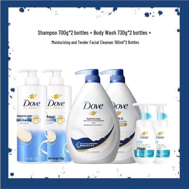 Dove Hair & Body Care Family Pack