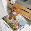 Romantic Spring Beautiful Flower Carpet Warm Doormat Rug For Bedroom Carpet For Living Room Welcome Mat Outdoor Carpet