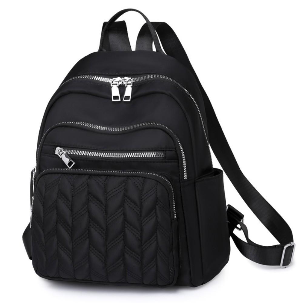 Waterproof Nylon Travel Backpacks Large Capacity Middle Age Mom Rucksack Outdoor Activities чёрный 1250₽