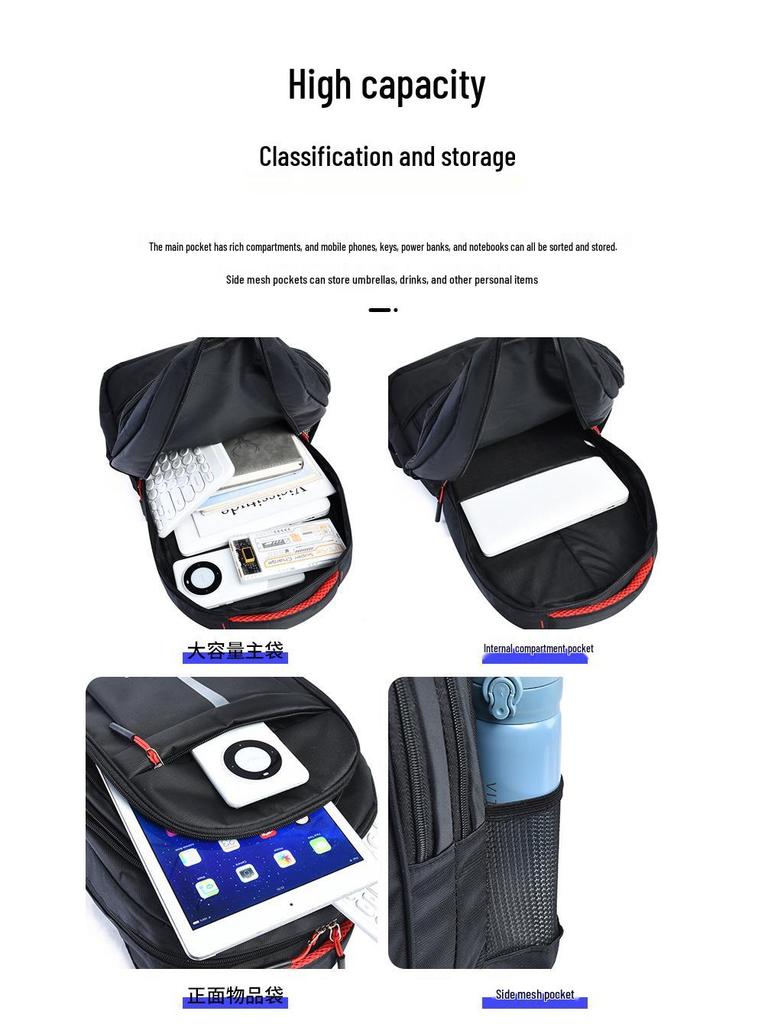 Unisex Large Capacity Multi-Functional Backpack for Outdoor, College & Commute