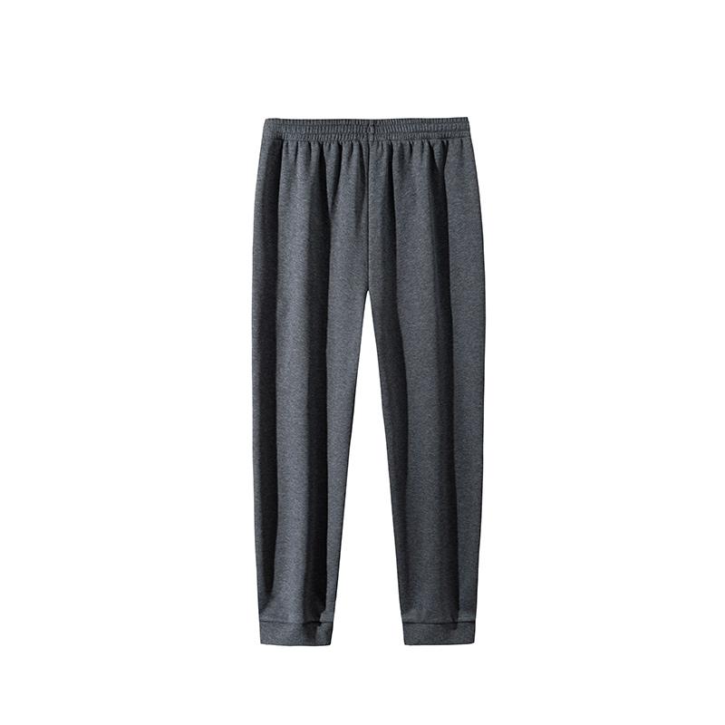 Anta Training Series Solid Color Cuffed Comfortable Knitted Sports Pants Men Bottoms Gray 952447310-3