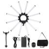 Bara de Lumini LED Video 36 inch Detasabilă Luminozitate Reglabilă Pliabilă Lumină de Umplere pentru Fotografie de Studio 100-240V Ștecher UK